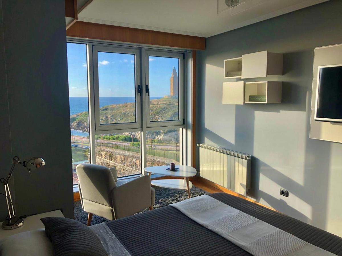 א-קורוניה Parking, Vistas Al Mar Y Tres Habitaciones מראה חיצוני תמונה